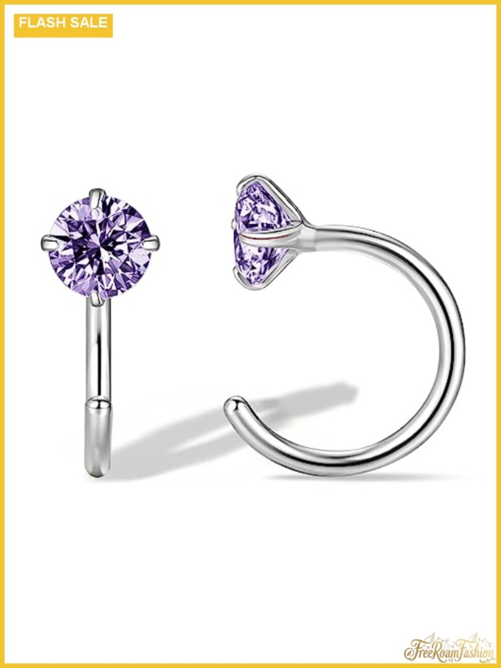 925 Sterling Silver Small Huggie Half Hoop Earrings for Women
